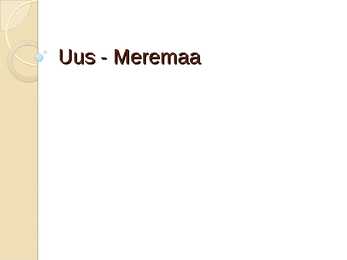Uus-Meremaa