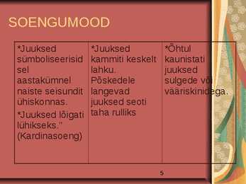 Soengute ja riietumise kultuur 1910-1970 #5