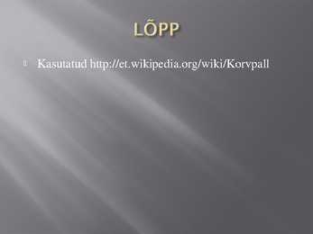 Korvpall #10
