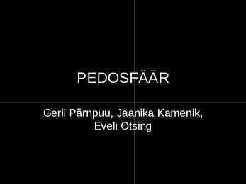 Pedosfäär