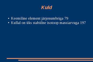 Kuld-aurum #2