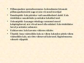 Põllumajandus-kalandus ja toituainetööstus #15
