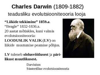 Evolutsiooni kujunemine #19