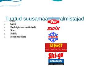 Suuskade määrimine #9