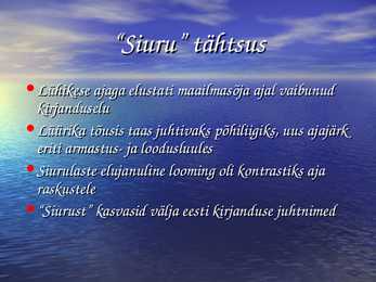 Rühmitus-Siuru #4