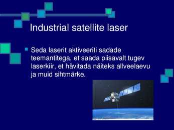 Laserite kasutusala #16