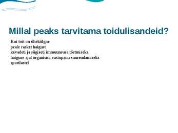 Toidulisandid #3