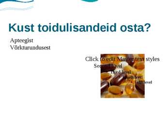 Toidulisandid #4