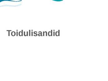 Toidulisandid