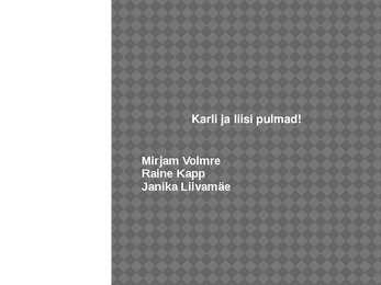 Karli ja Liisi pulmad