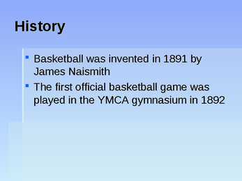 Basketball presentation #4