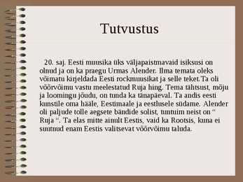 Eestimaa muusika #2