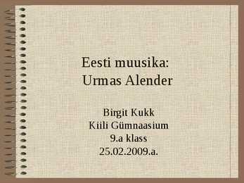 Eestimaa muusika