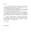 Letter of complaint