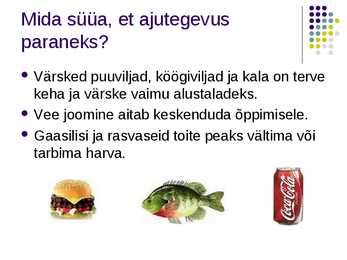 Tervislik toitumine #7