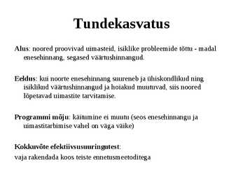 Riskikäitumine Eesti noorte hulgas #11