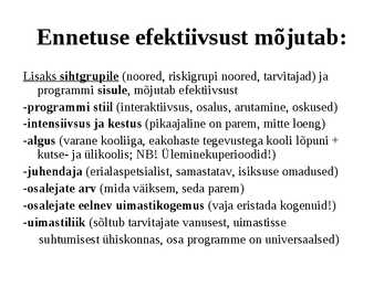 Riskikäitumine Eesti noorte hulgas #16