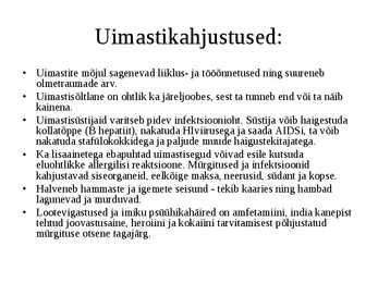 Riskikäitumine Eesti noorte hulgas #6