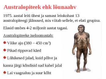 Inimese evolutsioon #2