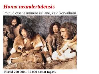 Inimese evolutsioon #11