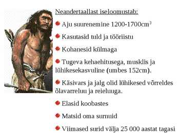 Inimese evolutsioon #12