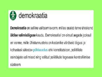 Demokraatlik valitsemine #2