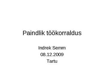 Paindlik töökorraldus