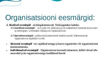 Eesmärgid #5