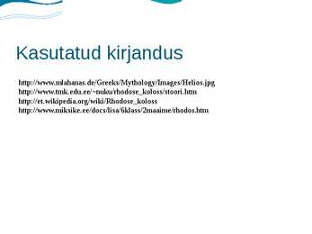 Rhodose koloss #9