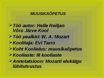 Mozart #2
