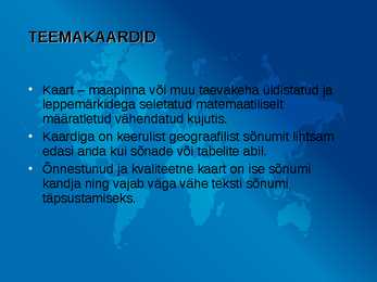 GIS teemakaardid #3