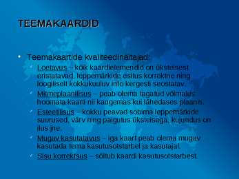 GIS teemakaardid #4
