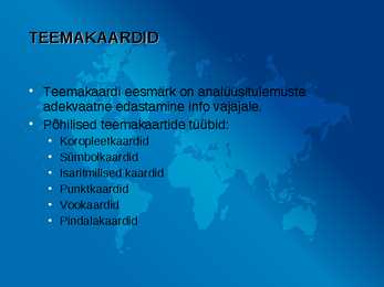 GIS teemakaardid #5