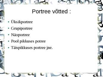 Portreefotograafia #2