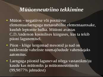 MüüonNeutriino #2