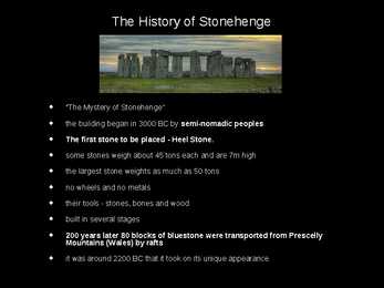 Stonehenge powerpoint #4