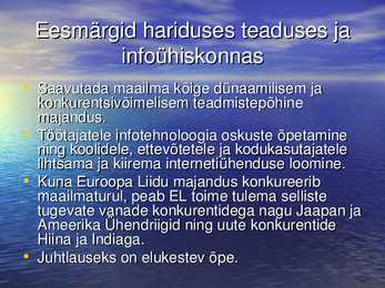 Euroopa Liidu areng ja tulevik #10
