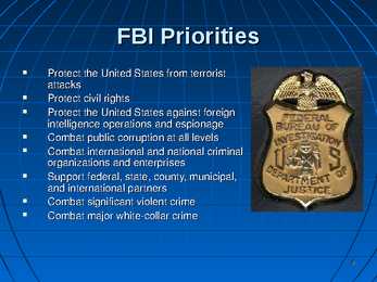 PP esitlus FBI #8