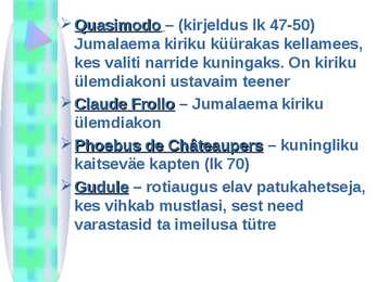 Slaidishow Jumalaema kirik Pariisis - V Hugo #3