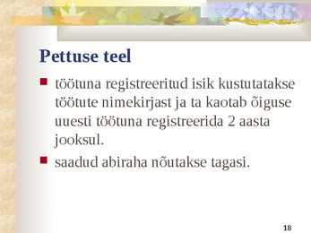 Tööjõud #18