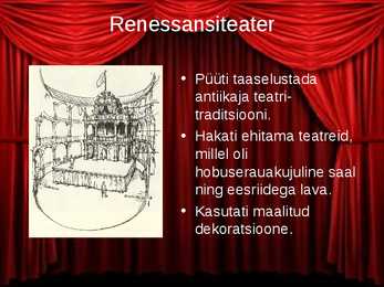 Teatri ajalugu #11