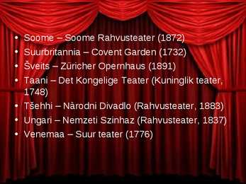 Teatri ajalugu #16