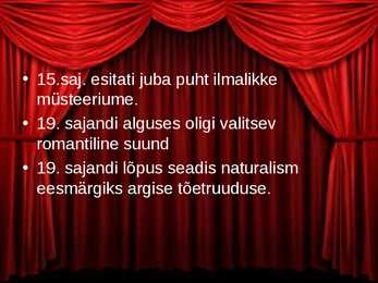 Teatri ajalugu #5
