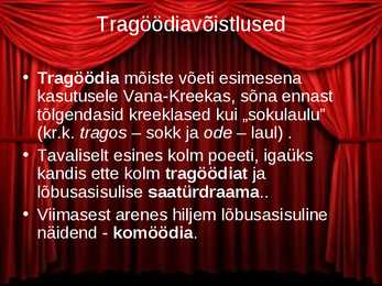Teatri ajalugu #6