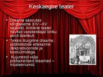 Teatri ajalugu #9