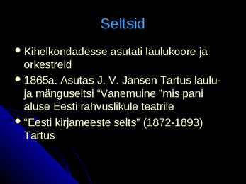 Ärkamisaeg eestis #6