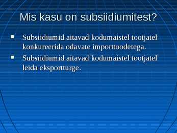 Rahvusvahelise kaubanduse mõiste #6