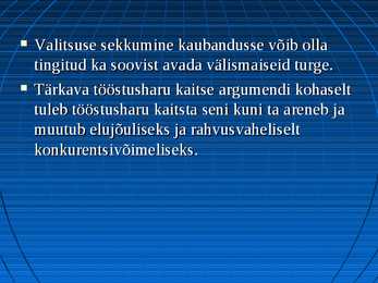 Rahvusvahelise kaubanduse mõiste #9