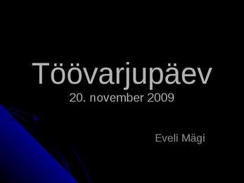 Töövarjupäev