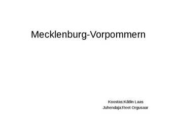 Mecklenburg-Vorpommern